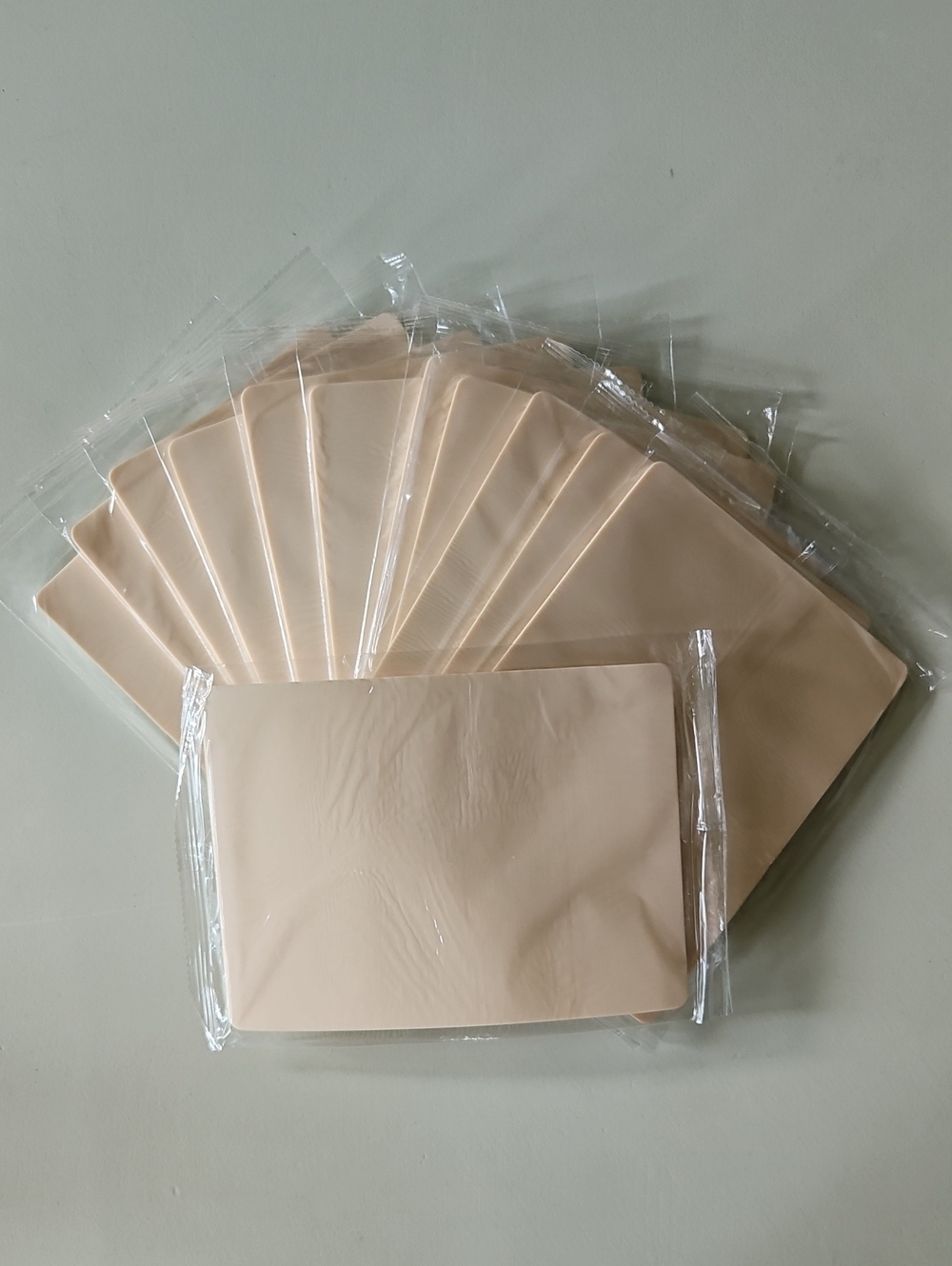 3MM Tattoo Practice - 12pcs Thick Fake Skin 7.4x5.6'' Silicone